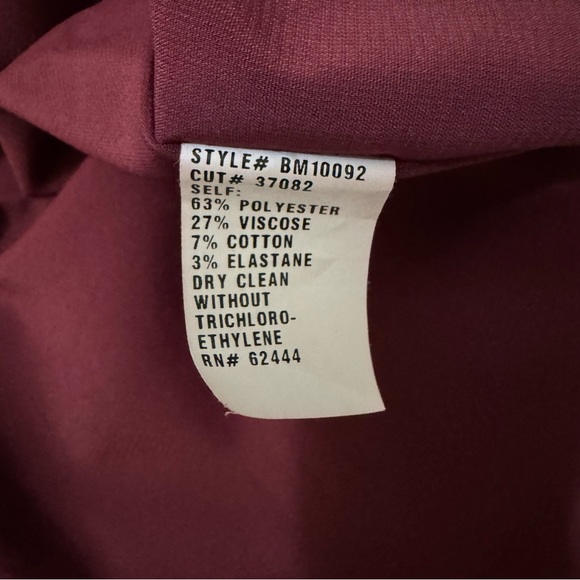 NWOT! Nicole Miller Cutout Cross Back Fuchsia Pink Purple Sleeveless Dress Sz 8 - Picture 8 of 9